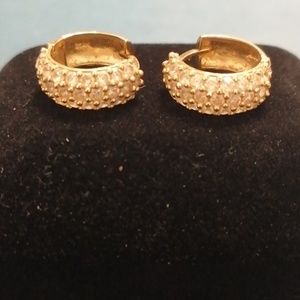 14k yellow gold earrings